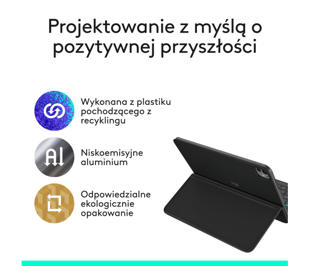 LOGITECH Flip Folio iPad Pro 11''(M4) iPad Air 11''(5. gen/M2/M3) - 1344629 - zdjęcie 14
